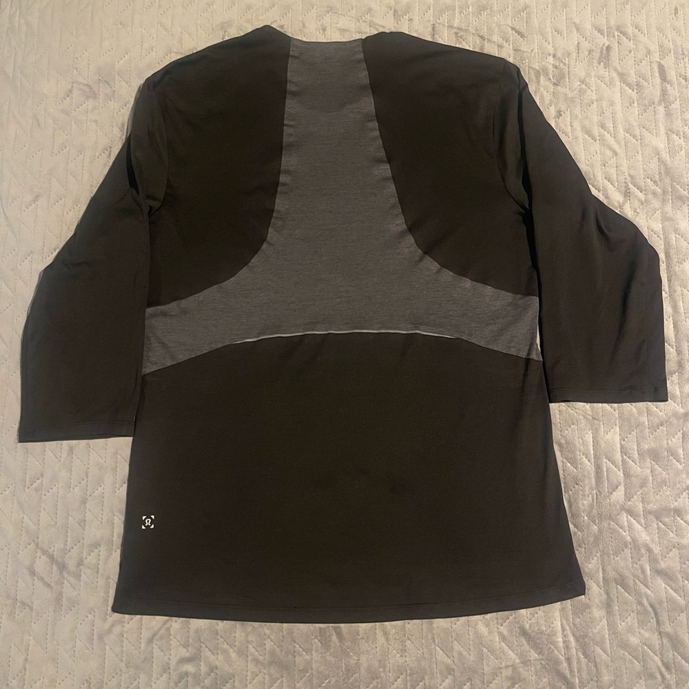 Lululemon shirt mens size medium‎ black/gray pre-owned condition